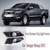 1 Paar Nebelscheinwerferabdeckung für den vorderen Stoßfänger für Ford Ranger Pickup 2015