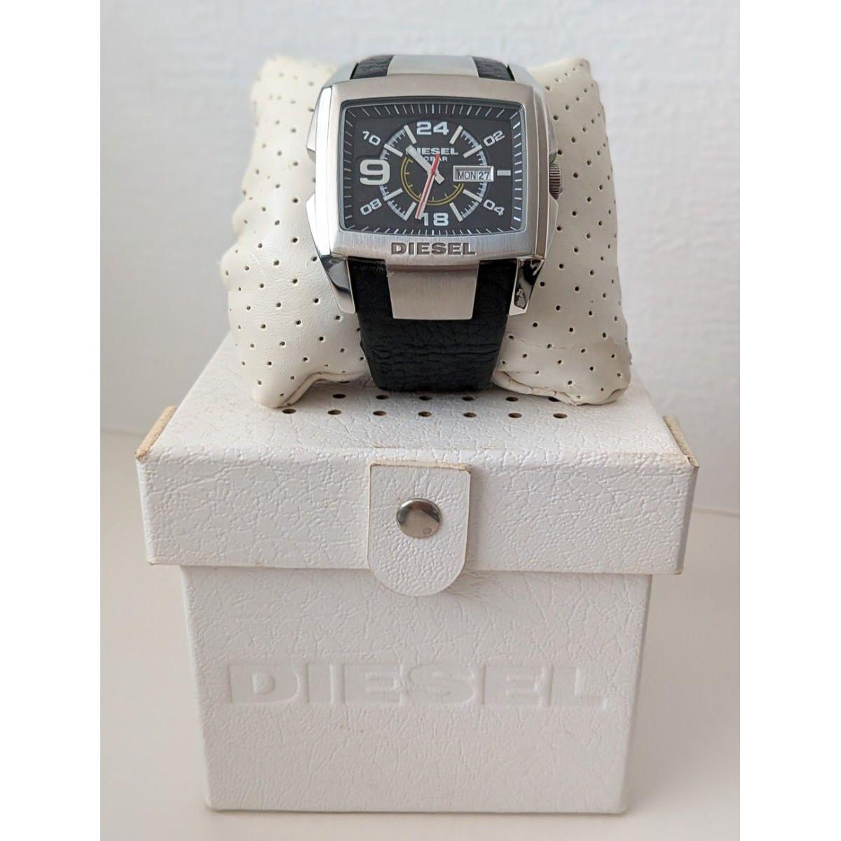 Used DIESEL Diesel Watch Men s Quartz Black Square