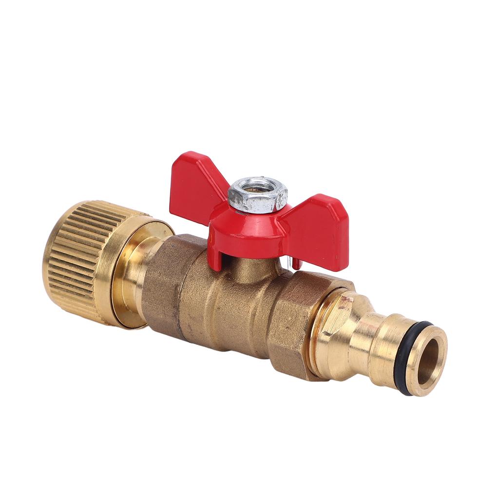 Quarter Turn Ball Valve NPT 3 8 Inch Female to Male Thread Water Pipe Adapter for High Pressure Washer Car Hose