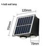 Solar LED Wall Washer Light for Garden & Villa Decor - Zero Electricity Bill