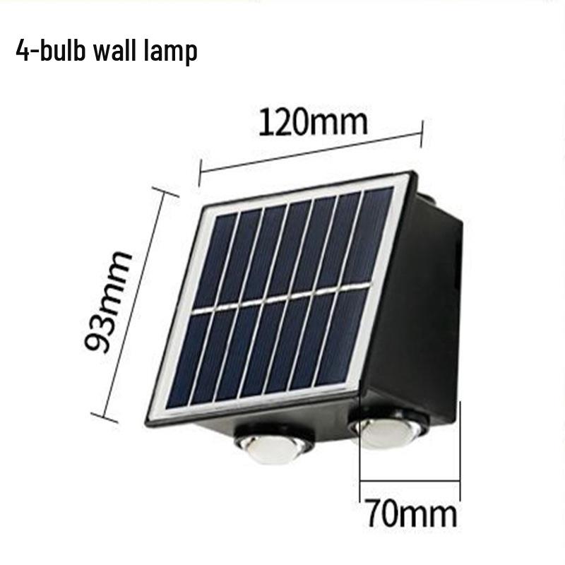 Solar LED Wall Washer Light for Garden & Villa Decor - Zero Electricity Bill