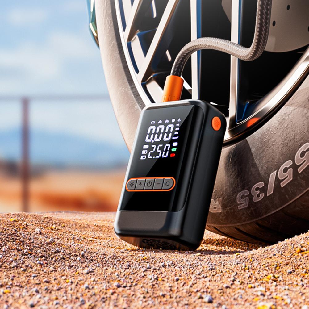 Portable Air Compressor USB Rechargeable Portable Car Inflator Pump High Pressure Air Pump for Automobile Bicycle Ball