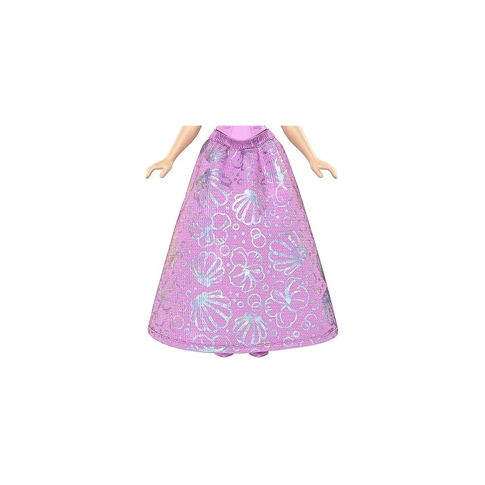 Mattel Disney Princess Ariel Mini Doll with Dress-Up Accessories for Ages 3 and Up