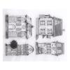 Scrapbook Photo Cards Rubber Stamp Clear Transparent Stamps House
