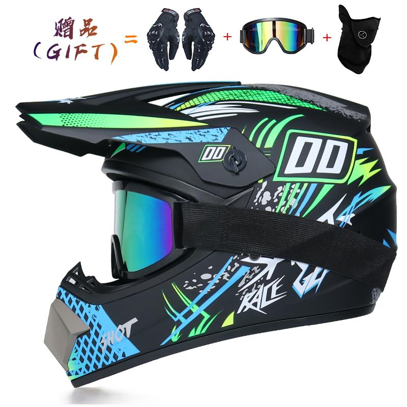 Sturen 3 Stuks Gift Flip Up Motorhelm Kinderen motocross Off Road Helm ATV Dirt bike Downhill MTB DH racing helm.