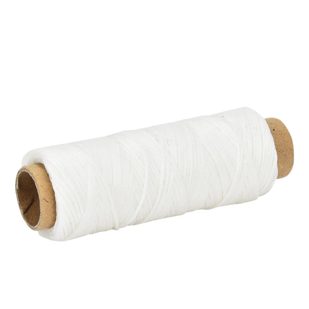 50 Meters Roll 150D 16 Leather Crafts Flat Sewing Thread Hand Stitching Waxed Thread