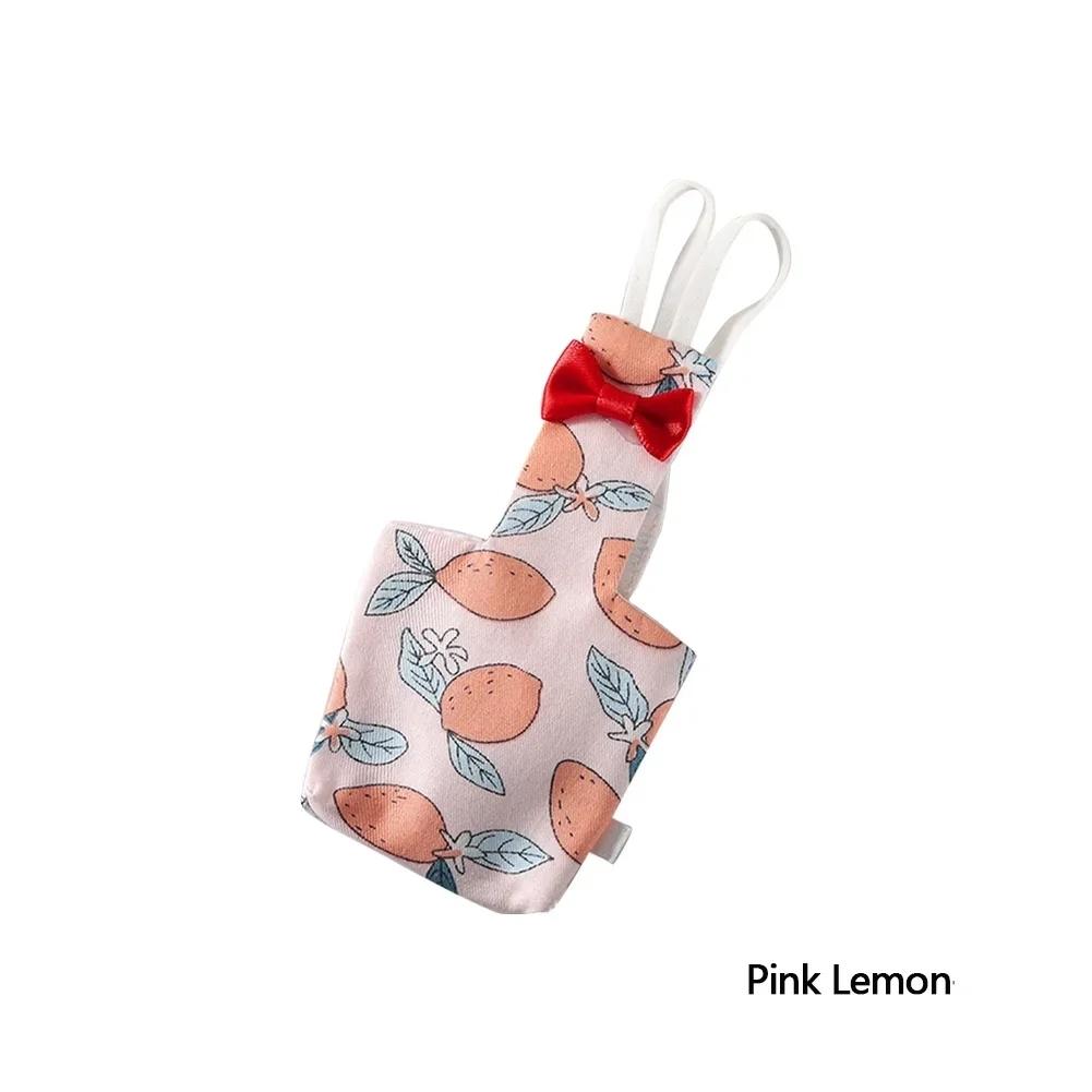 Parrot Diaper with Bowtie Cute Colorful Fruit Floral Cockatiel Pigeons Small Medium Large Pet Birds Flight Suit Clothes Washable