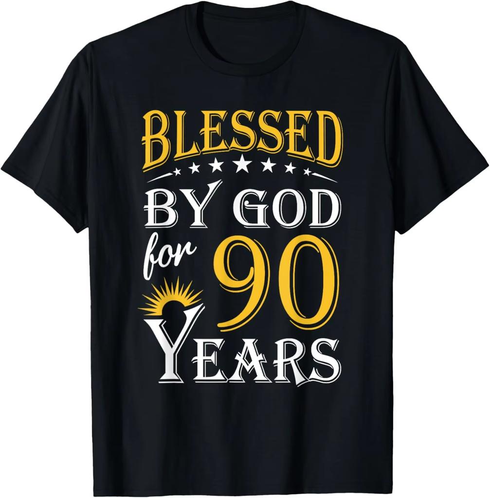 90th Birthday Gift Took Me 90 Years T Shirt Casual Short Sleeve Unisex Daily Clothing Camisas Graphic Tops