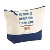 Makeup Bag - PLANETEE - Dad No Need for Hair - Large Size - Cotton - HD Printing