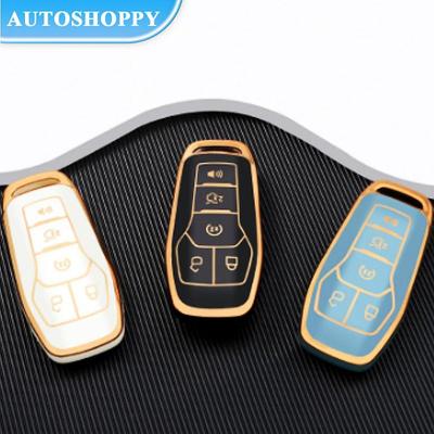 Nový kryt pouzdra na klíče z TPU pro Ford Fusion Mondeo Mustang F-150 Explorer Edge 2015 2016 2017 2018 Příslušenství Protect Fob