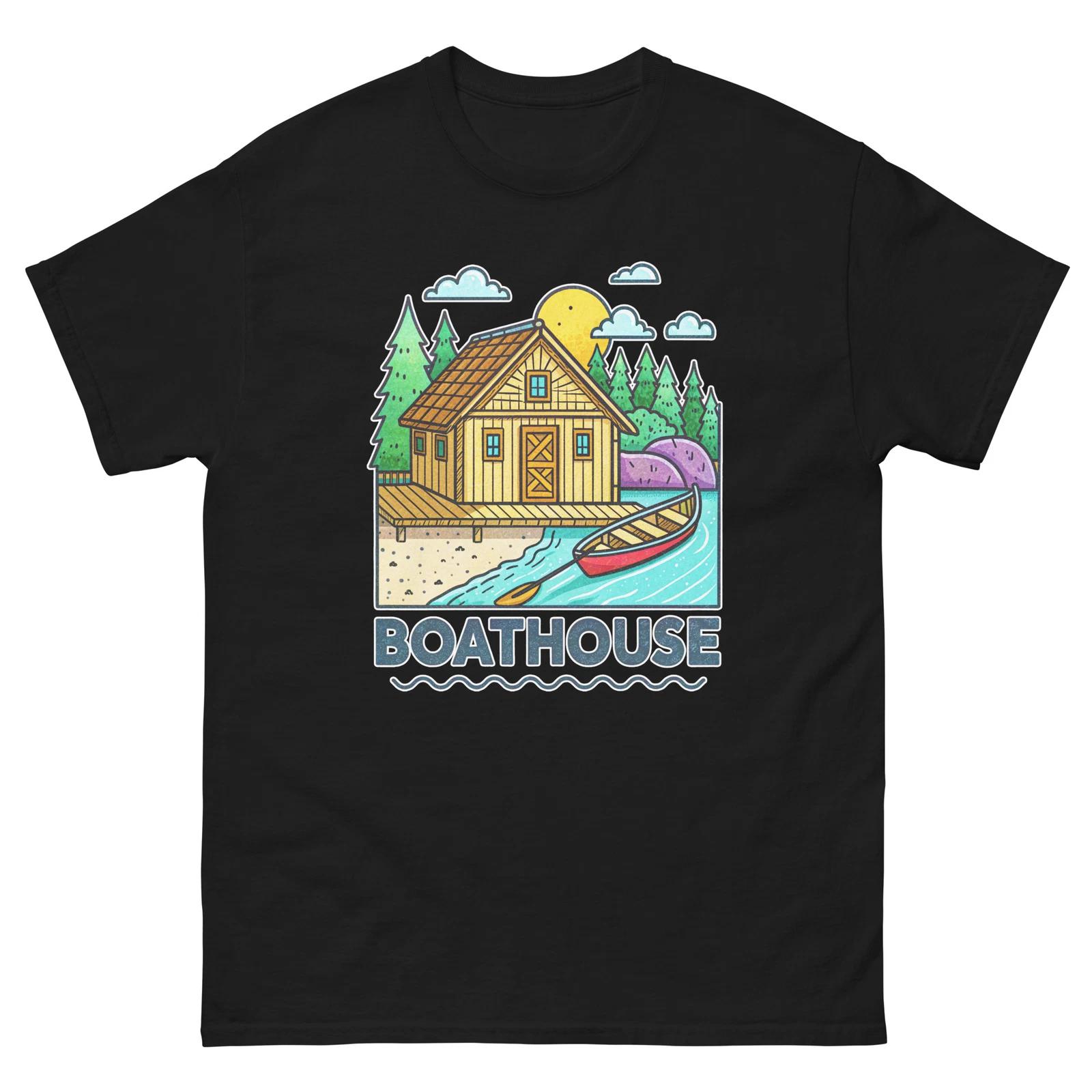 Boathouse Everyday Location Building Place T-Shirt L