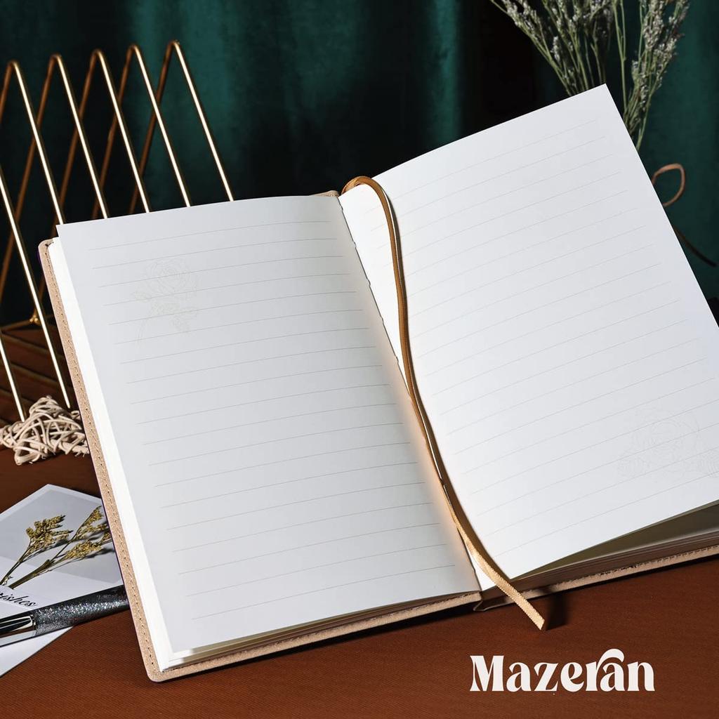 Mazeran Notebook with PU Leather Dial Lock Notebook Travel Retro B6 Lock Lined Elegant Notebook Secret Lock Organization Stationery School Supplies