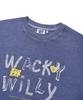 WACKY WILLY Dyed Graphic Long Sleeve Blue