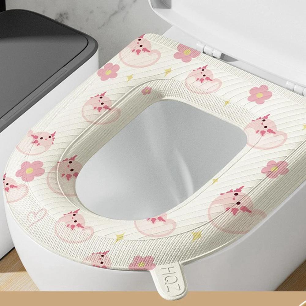 Toilet Seat Mat Device Washable Mat Cover Household Toilet Ring Four Seasons Universal Toilet Seat Cover Seat Cushion