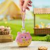 Furry Doughnut Pendant Cute Cat Keychain Bag Hanger Jewelry For Mobile Phone Chain As A Gift For Girls