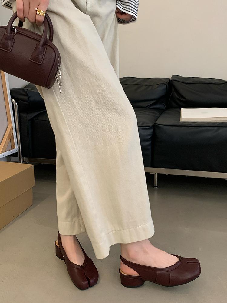 Fashion Vintage Japanese Style Sandals Women Fashion Round Toe Ankle Strap Buckle Casual Shoes Elegant Comfortable Sandalias De Mujer