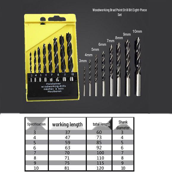 Extended Hex Shank Forstner Drill Bit for Woodworking - Door & Panel Hole Opener