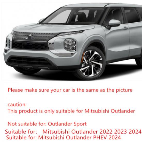 Carbon Fiber Steering Wheel Trim For Mitsubishi Outlander -2024