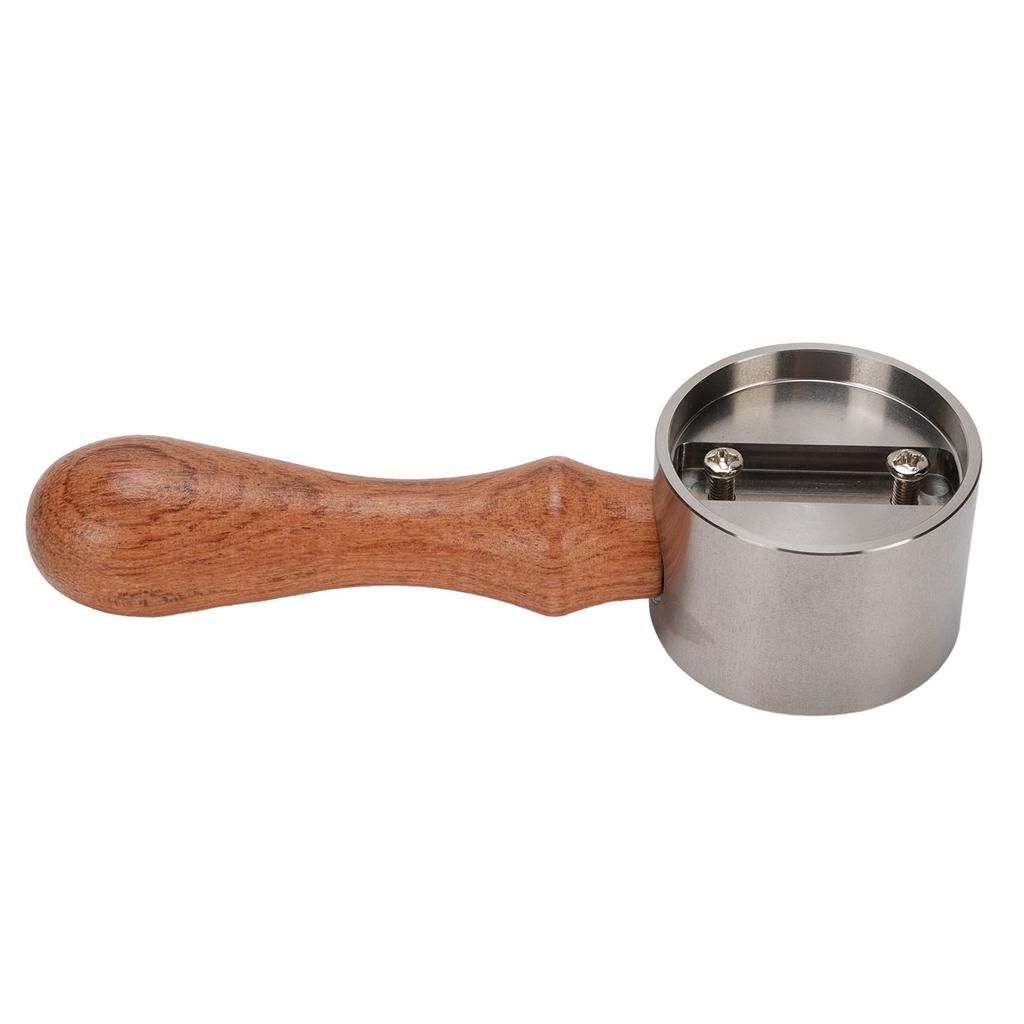 Kaffemaskin Ångspak Rostfritt Stål Ersättning Ångknapp Spak med Trähandtag för 840