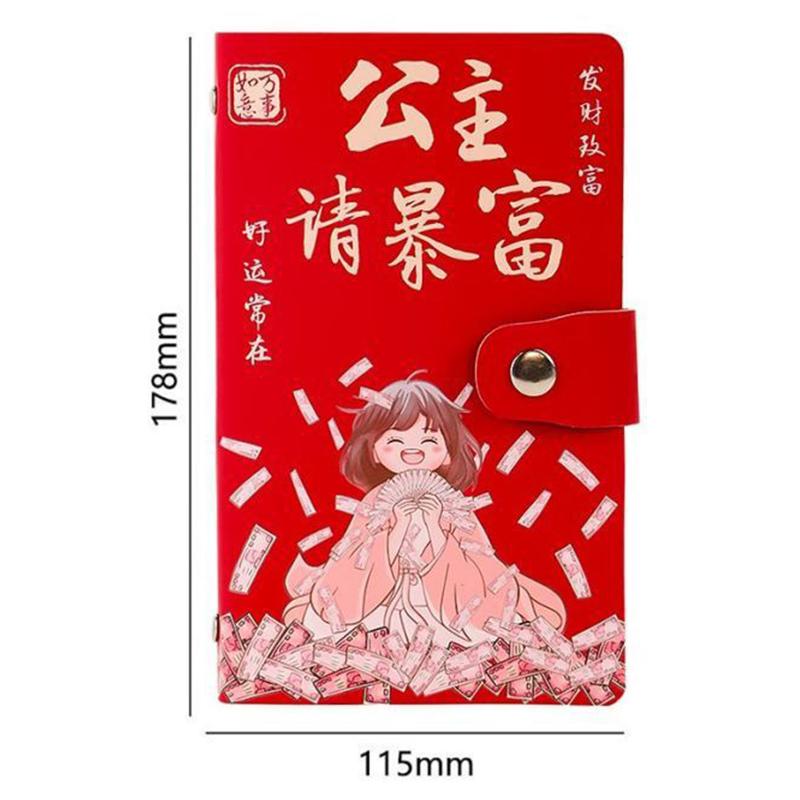 100 Envelopes Money Saving Challenge Get Rich Save Money Large Capacity Reusable Money Collection Book With Password Lock