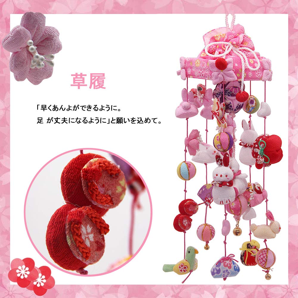 OKBABY Hanging Dolls Hanging Decorations Hanging Decorations Hanging Balls Hanging Dolls Usafuku Hina Accessories Sagemon Hina Dolls Hina Dolls Peach