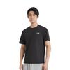 Li Ning Laufserie Lässiges Minimalistisches Sport-Pullover Rundhals Einfarbig Kurzarm T-Shirt Herren Tops Schwarz ATSV471-1
