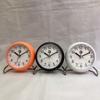 Creative Student Wrought Iron Bracket Desktop Alarm Clock Simple Silent Clock Watch At the Bedside of the Dormitory