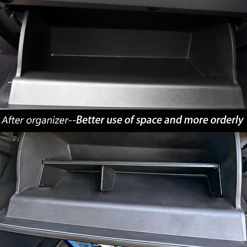Tray Black Accessories Glove Box Storage ert Interior Center Console Organizer Divider Durable Compatible For RAV4 -2025