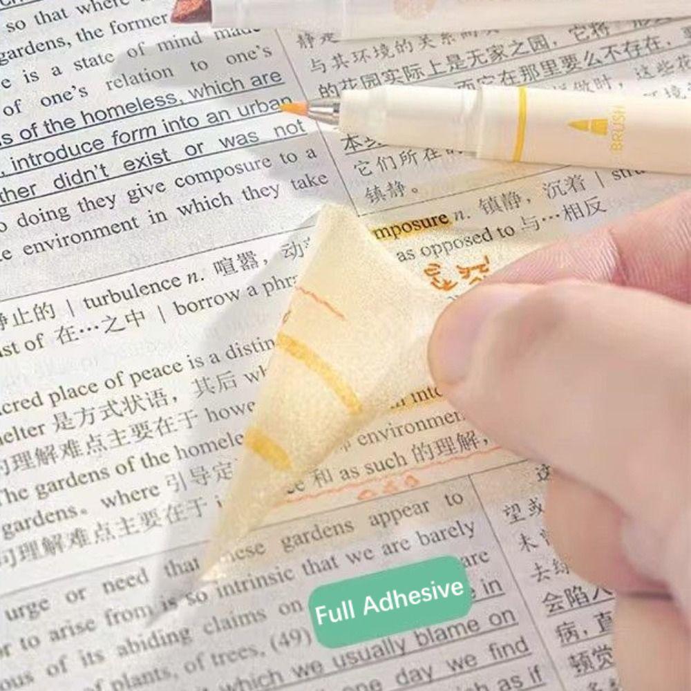 126Sheets Aesthetic Stationery Pull-Out Label Stickers Sticky Notes  School Office