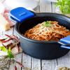 MONIX Solid+ | Faitout Haut 24 Cm, Fonte D'Aluminium Avec Antiadhésif Innovations Sans PFOA, Compatible Toutes Sources De Chaleur