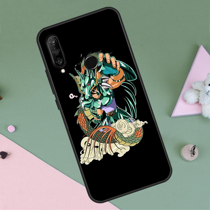 Saint Seiya Shiryu For Huawei P40 P20 P30 Lite P60 Pro Nova 10 9 SE 5T 12i 12s 11i Y91 Y90 Y60 Y70 Y72 Y61 Case