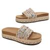 Fashion 2025 Fashion Women Flip Flops Summer Beach Platform Slippers Casual Outside Wedges Sandals Summer Women Shoes