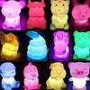 Lumină de noapte încântătoare din zodiacul chinezesc în formă de animal intermitent cu LED care schimbă culoarea