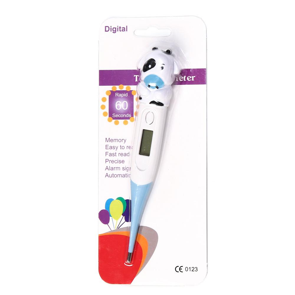 Hot Popular 1PC Dog Cat LED Electronic Thermometer, Safe Wet Dry Veterinary Thermometer Pet Temperature Measuring Tool
