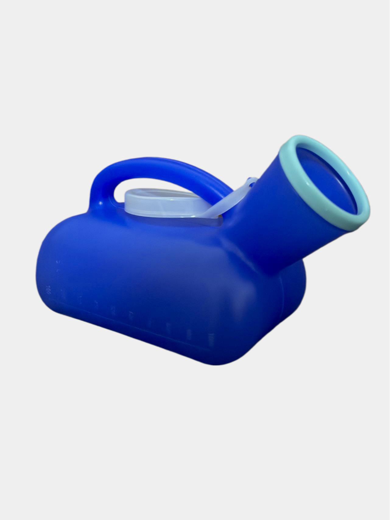 

Утолщенный переносной писсуар объемом 1000 мл с крышкой и противоскользящим кольцом для пожилых и лежачих людей