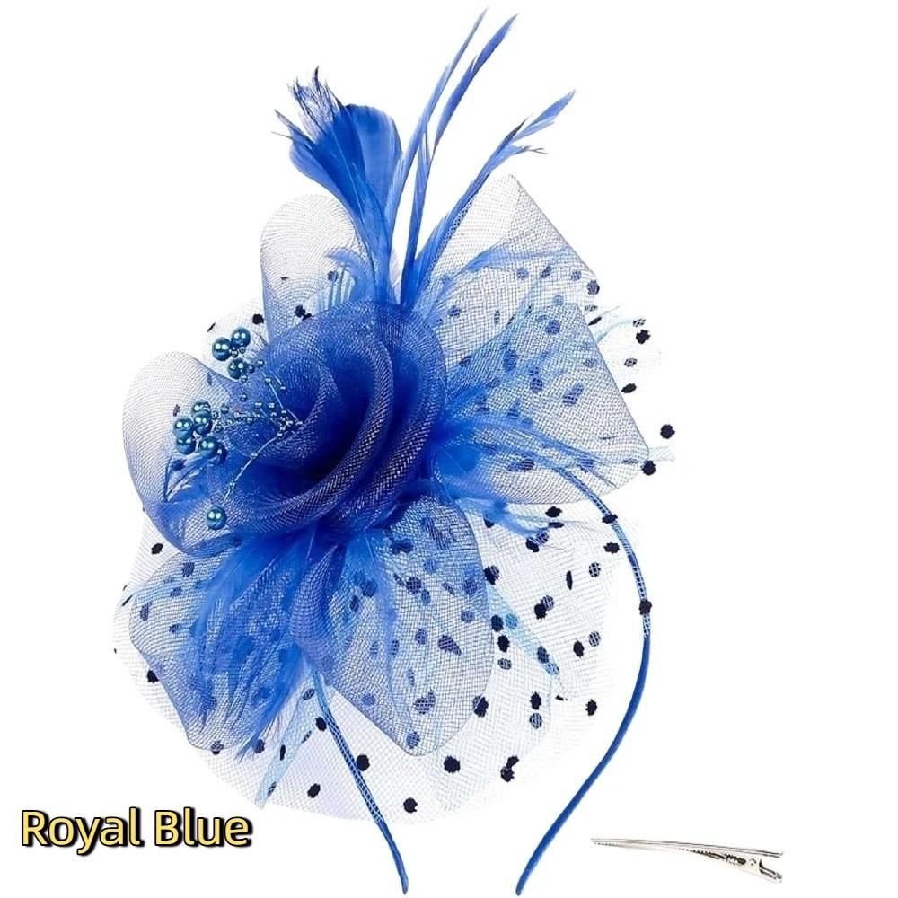 Flower Mesh Party Mesh Hair Band Bride Headdress Bride Headdress  Cocktail Party