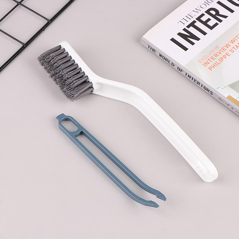 2-In-1Multipurpose Bathroom Tile Floor Gap Cleaning Brush Window Groove Brush Convenient Household Corner Cleaning Tools
