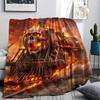 Fire Train Gorilla Death Print Flannel Blanket,High Quality Comfortable for All Seasons,Home Decor,Warmth and Comfort,Perfect for Christmas Gifts