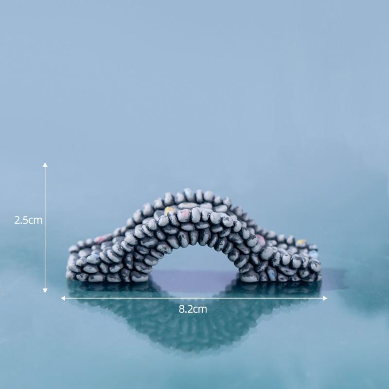 

Micro View Water Pavilion Bridge Landscape Gardening Bonsai Tea Table Accessories Crafts Decoration 1pcs різнокольоровий