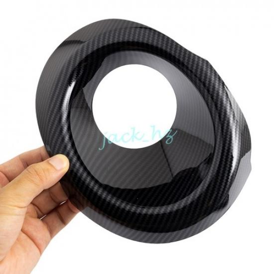 Carbon Fiber Front Fog Light Cover Trim For 2024 2025 Subaru Crosstrek