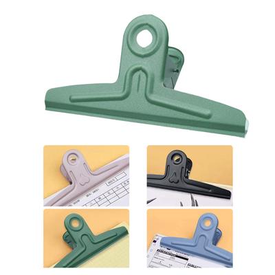 Metal Paper Clip 200mm Long Large Binder Paper Clip Stainless Steel File Clamp for Food Bag Drawing Board Office Supply