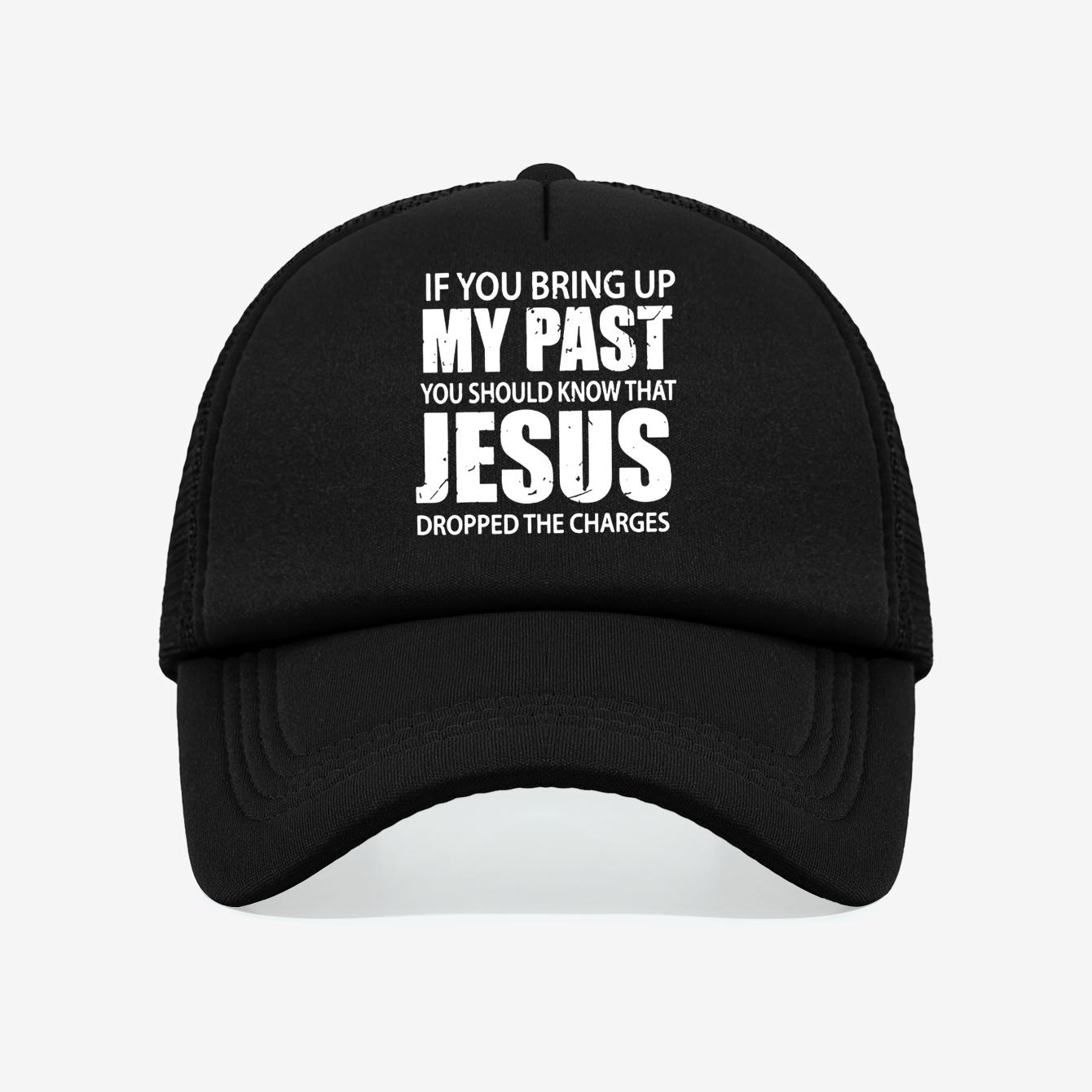 

1 top American retro letter baseball cap! Street fashion print, essential piece for believers outfits чорний