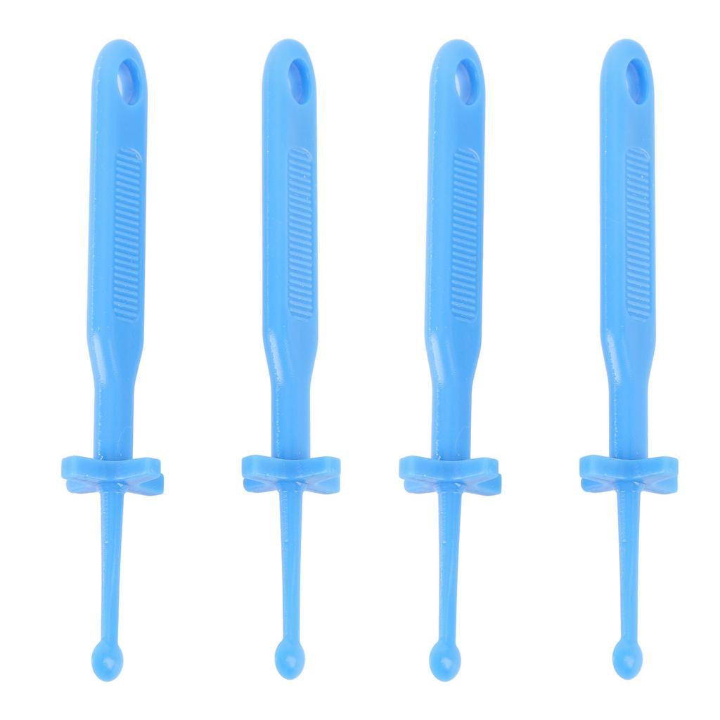 4pcs Ear Wax Removal Tool with Safe Guard Comfortable Reusable Plastic Ear Wax Cleaning Tool Ear Scoop