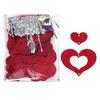 1 Set Nice-looking Balloon Glitter Pendant Easy Use Plastic Heart Shape DIY Balloon Sequin Ornament for Wedding
