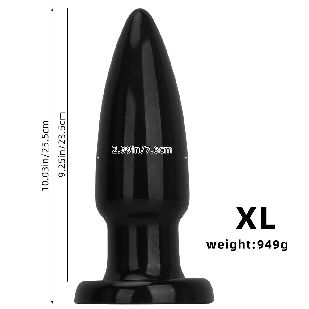 Sharp Pointed and Oversized Anal Plug Suction Cup Anal Sex Product Toy Anal Expansion  Oversized Dildo  Male and Female