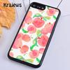 Krajews Pink Peach Soft Phone Case Cover For IPhone 18 17 Air 16 15 14 Plus 11 12 13 Pro Max Coque Shell Fundas