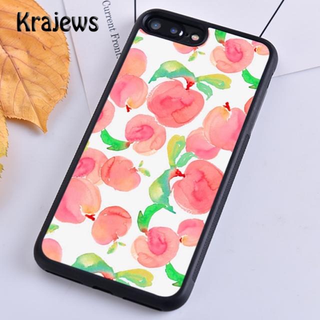 Krajews Pink Peach Soft Phone Case Cover For IPhone 18 17 Air 16 15 14 Plus 11 12 13 Pro Max Coque Shell Fundas