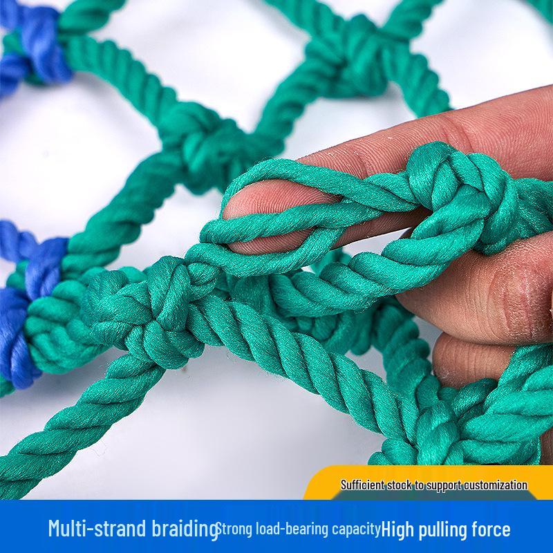 Colorful Nylon Safety Net for Children's Playground & Balcony Decoration