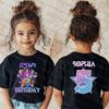 Kpop Demon Hunters Parent Child Short Sleeve T-shirt Cute Kpop Demon Hunters TShirt Harajuku Casual Fashion Cotton Kid's Tshirt