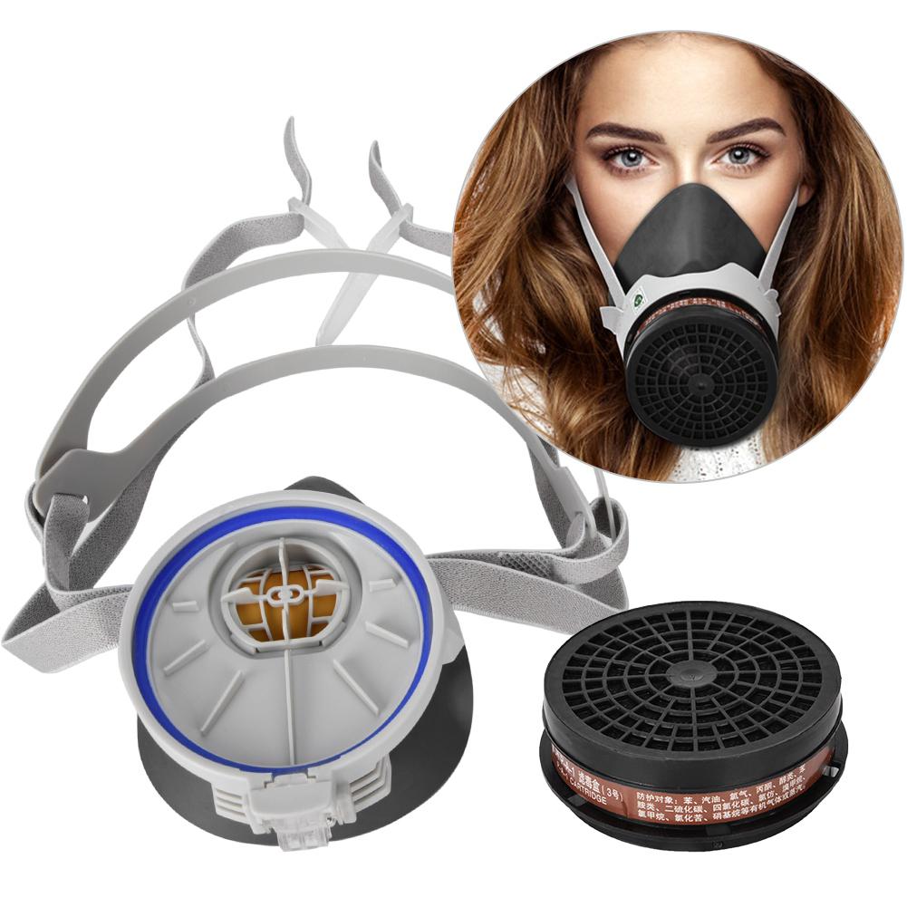 Half Facepiece Reusable Respirator Anti Toxic Protective Mask